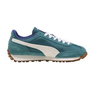 Puma Mens Easy Rider Vintage Leather Low Sneakers / Emerald/White
